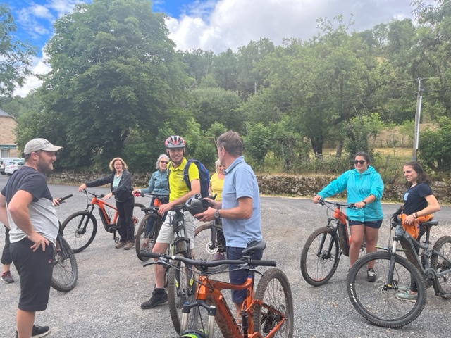 Visite guidée à vélo Sévérac d'Aveyron